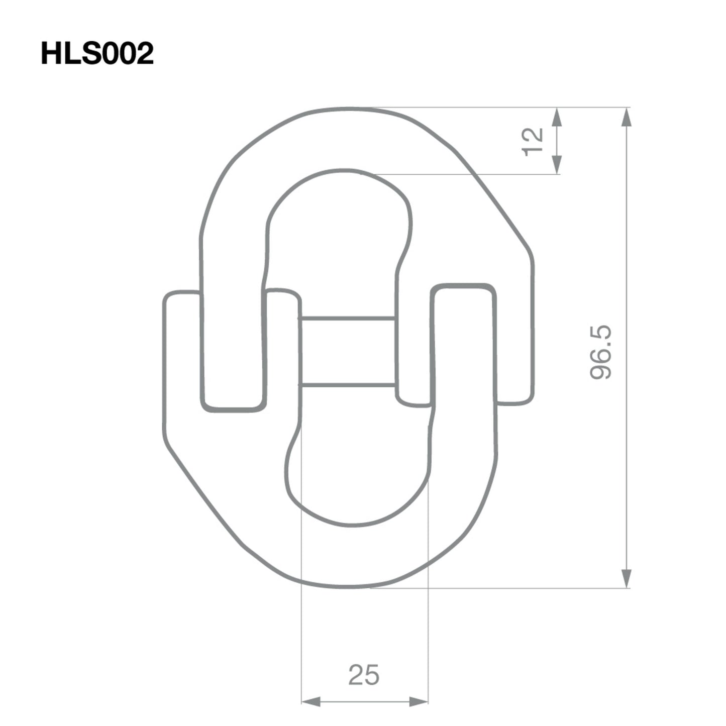 Hammer Lock Chain Connector Kit (Pair) - 10mm - 3,150kg (3.15T) Rated