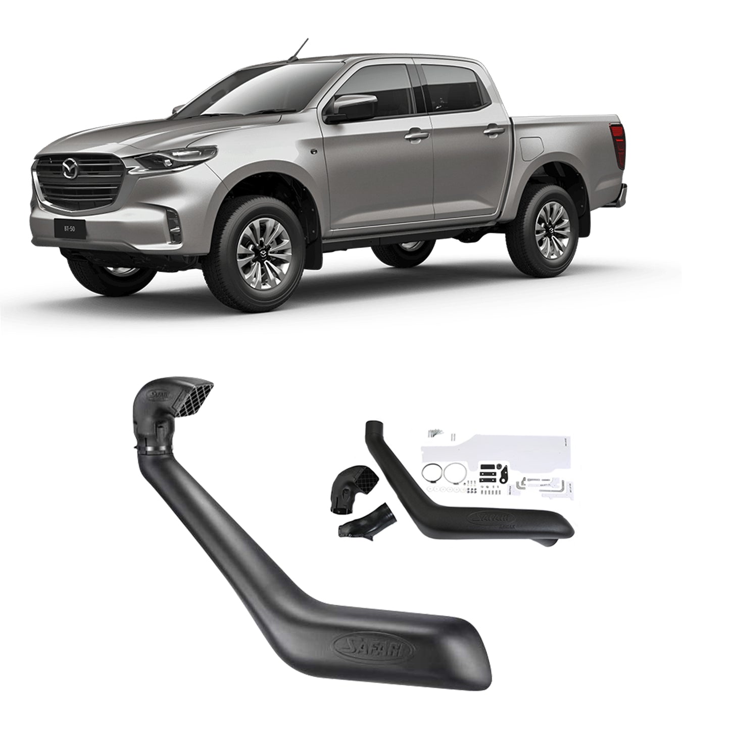 Safari Snorkel for Mazda BT-50 3.0L 4JJ3 (07/2020 - on)