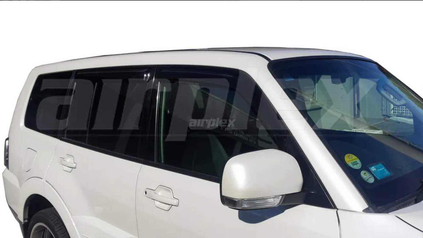 Mitsubishi Pajero WEATHERSHIELD - SLIM - DARK TINT - 4 PIECE SET
