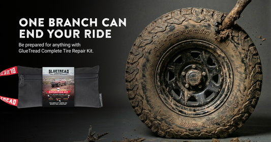 How to Repair a Sidewall Tyre Puncture with GlueTread — The Off-Road Fix That Actually Works