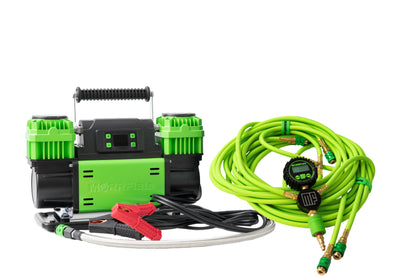PSI Pro Air Compressor & 4 Tyre Hose Kit - Extra Long Wheel Base