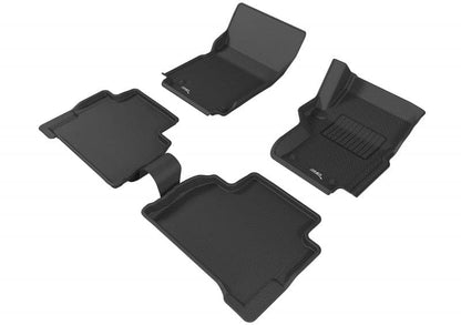 Volkswagen Amarok 2010 - 2023 3D KAGU Moulded Rubber Mats - Front Pair with Matching Three Pc Rear