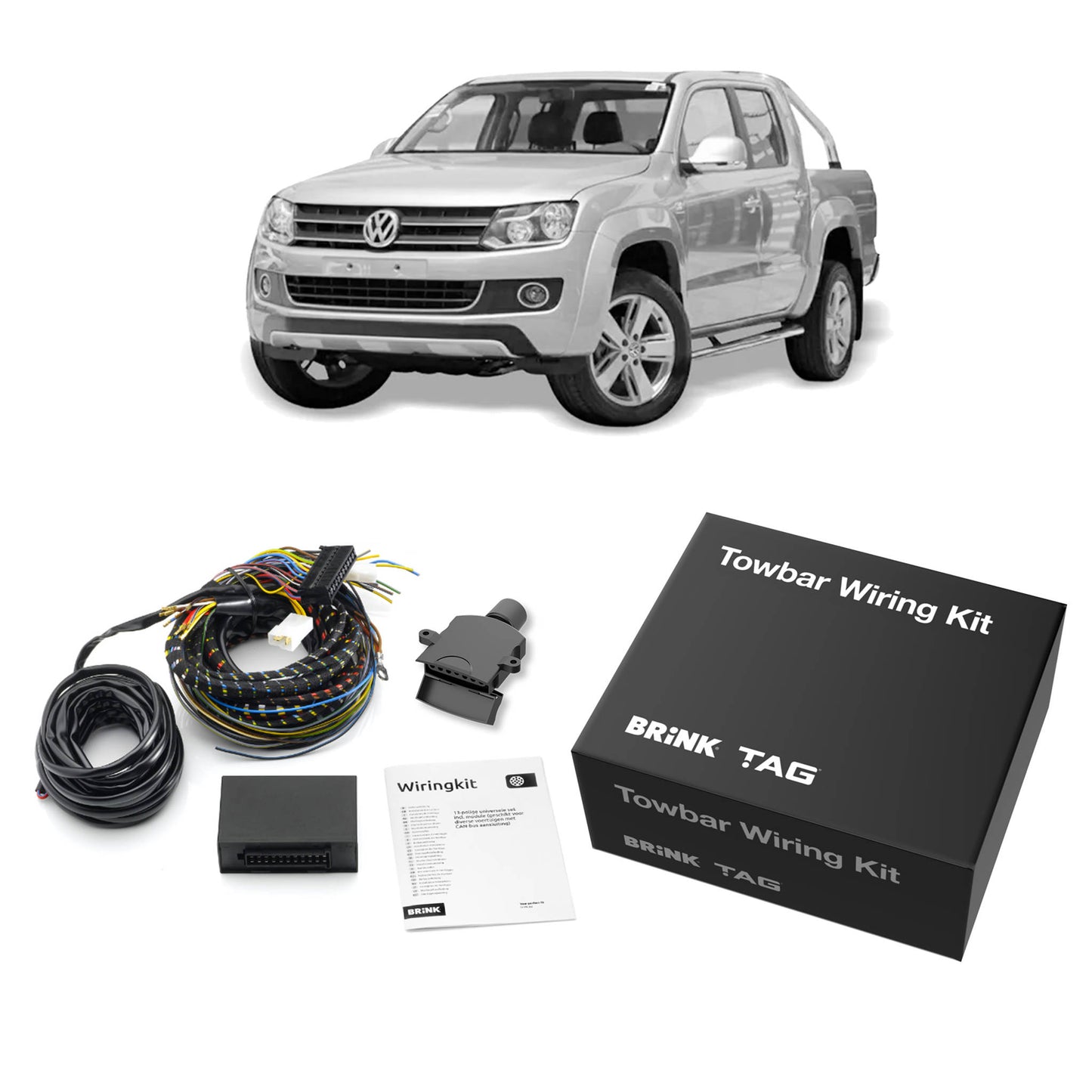 TAG Extreme Recovery Towbar & Direct Fit Wiring for Volkswagen Amarok 2H Series Cab Chassis (02/2011 - 12/2022)