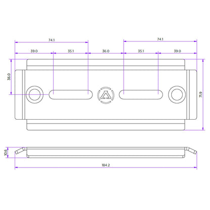 Bridge Bracket – Pair – ARB Base Rack