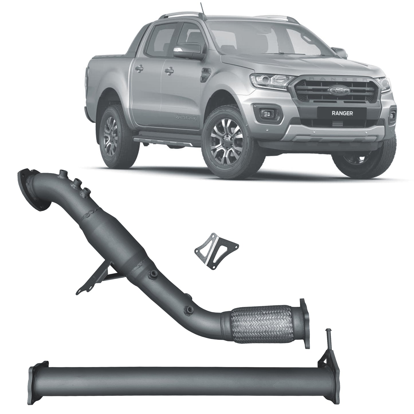 Redback Extreme Duty Exhaust DPF Adaptor Kit for Ford Ranger 3.2L (07/2016 - 05/2022)