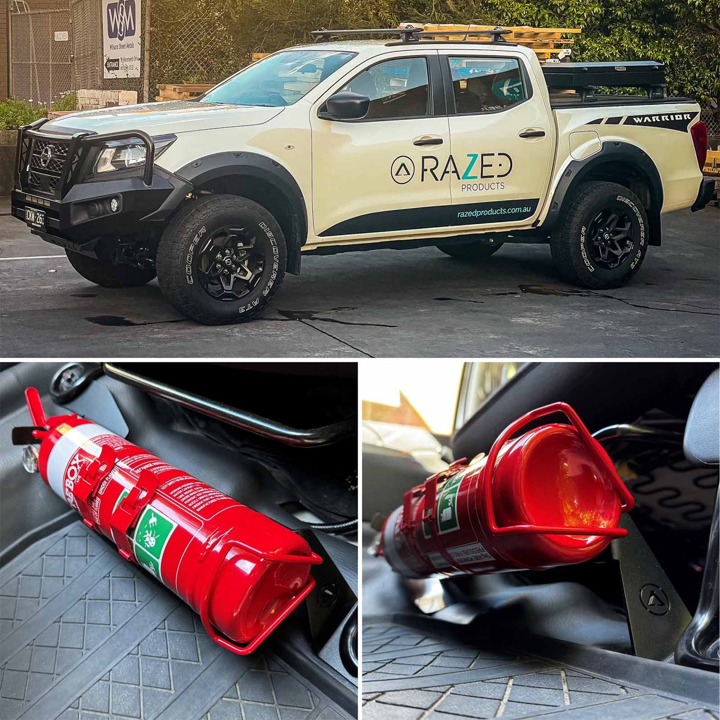 Nissan Navara NP300 Fire Extinguisher Bracket