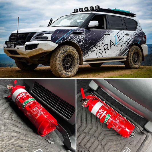 Nissan Patrol Y62 Fire Extinguisher Bracket