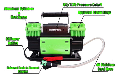 MORRFlate TenSix™ Portable 12v Off Road Air Compressor – Gen2