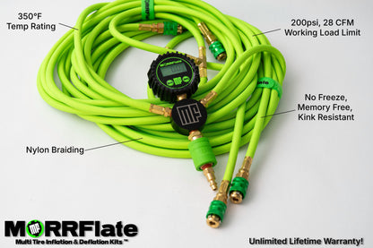 MORRFlate 4-Tyre Hose Kit