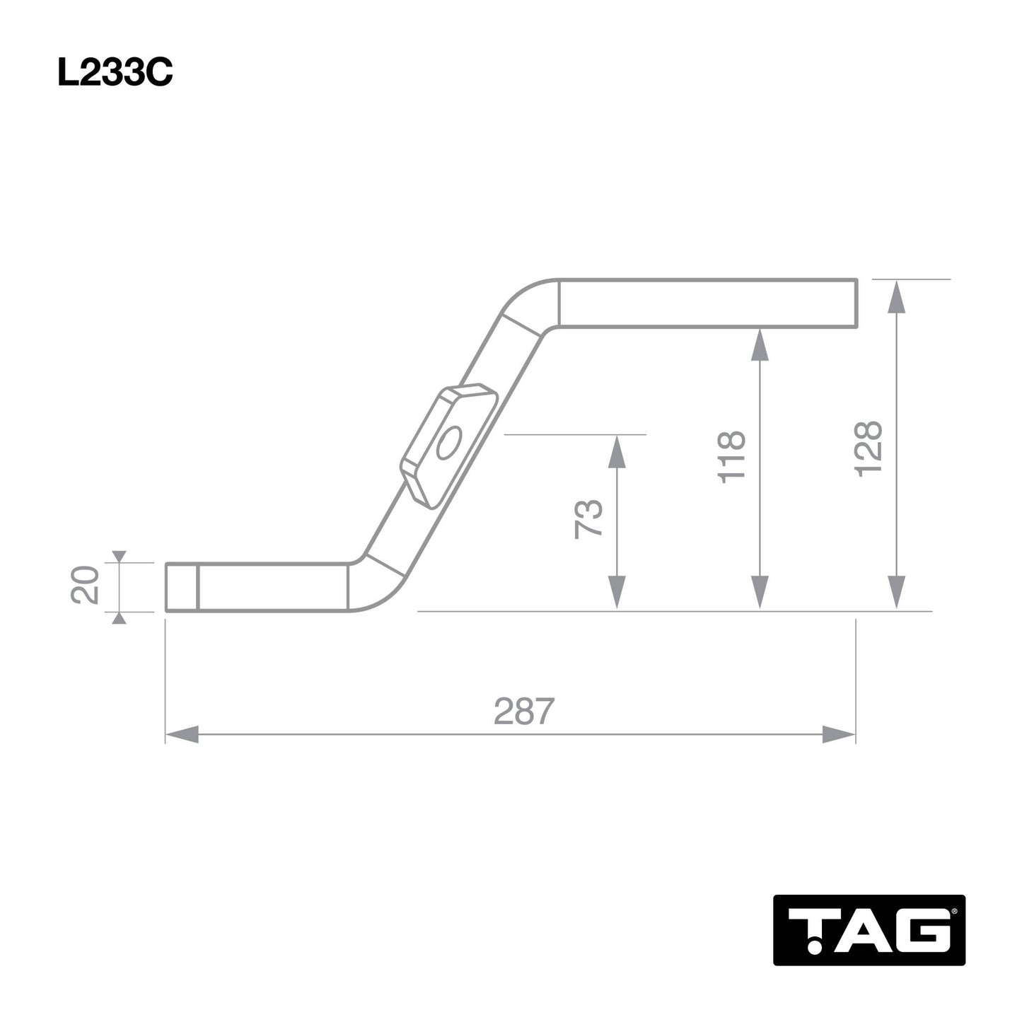 TAG Class 2 Tow Ball Mount