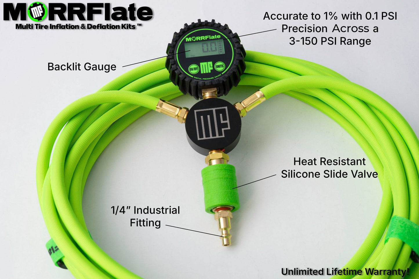 MORRFlate 4-Tyre Hose Kit