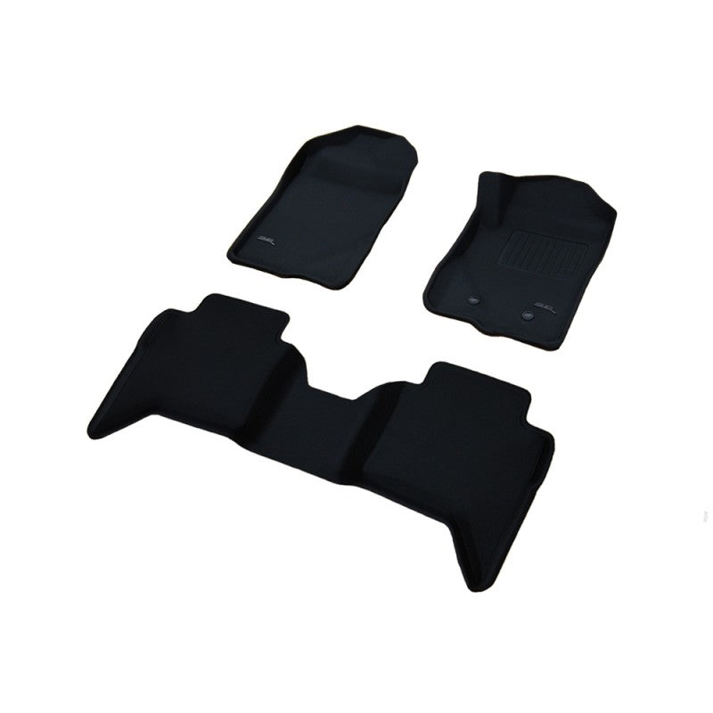 VW Amarok Dual Cab (Next Gen) 2023 - Onwards - Front & Rear 3D Kagu Rubber Mats