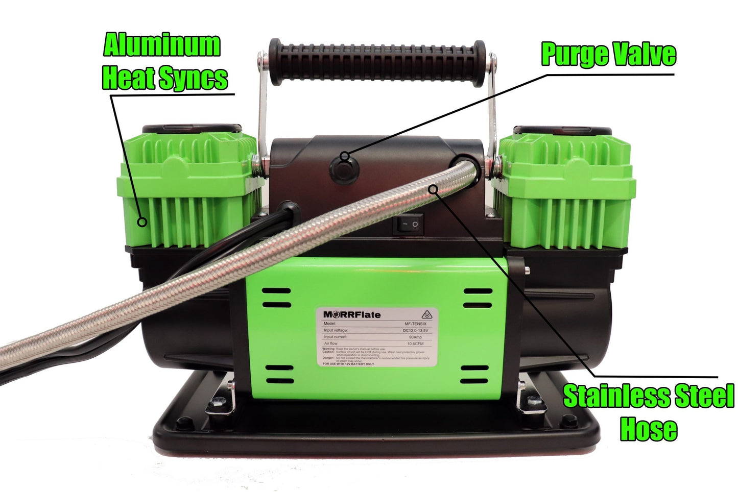 MORRFlate TenSix™ Portable 12v Off Road Air Compressor – Gen2