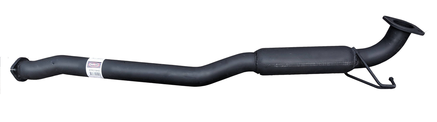 Redback Exhaust 2.5" System with Hotdog Centre and Rear Muffler Delete for Ford FG Falcon Sedan