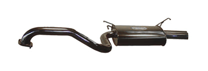 Redback 2.5" Catback Exhaust with Hotdog Centre  and Dual Outlet Rear Muffler for Ford Falcon BA BF Sedan(2003 -  2008)