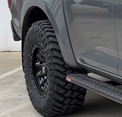 Mazda BT-50 TF 2020+ FLAT Rock Sliders / Side Steps – P/C Ally Checkerplate Tread