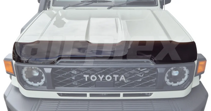 Toyota Landcruiser 70 Series Bonnet Protector - Dark Tint