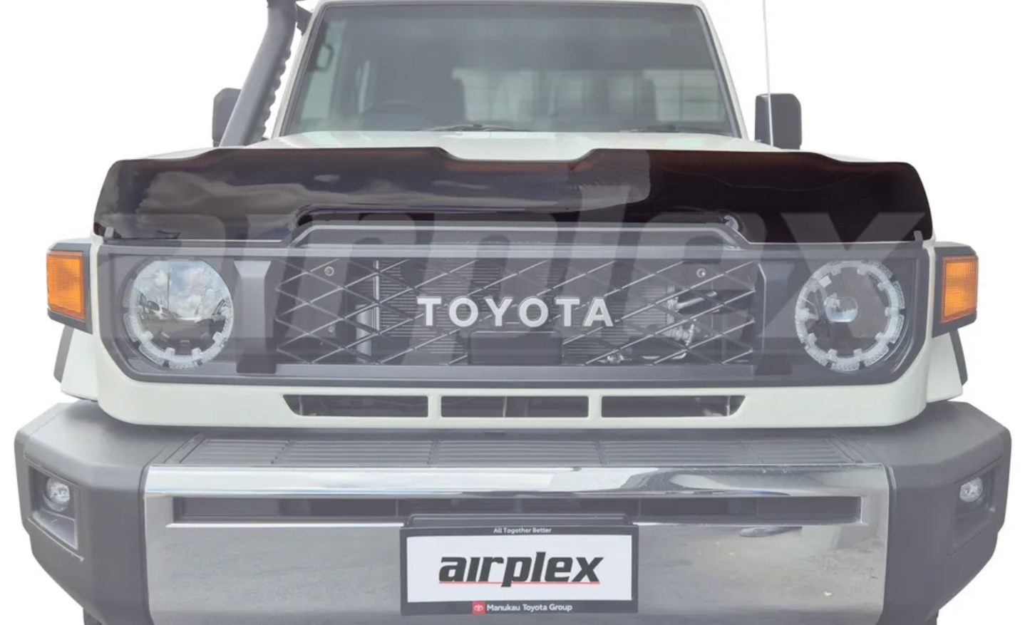 Toyota Landcruiser 70 Series Bonnet Protector - Dark Tint