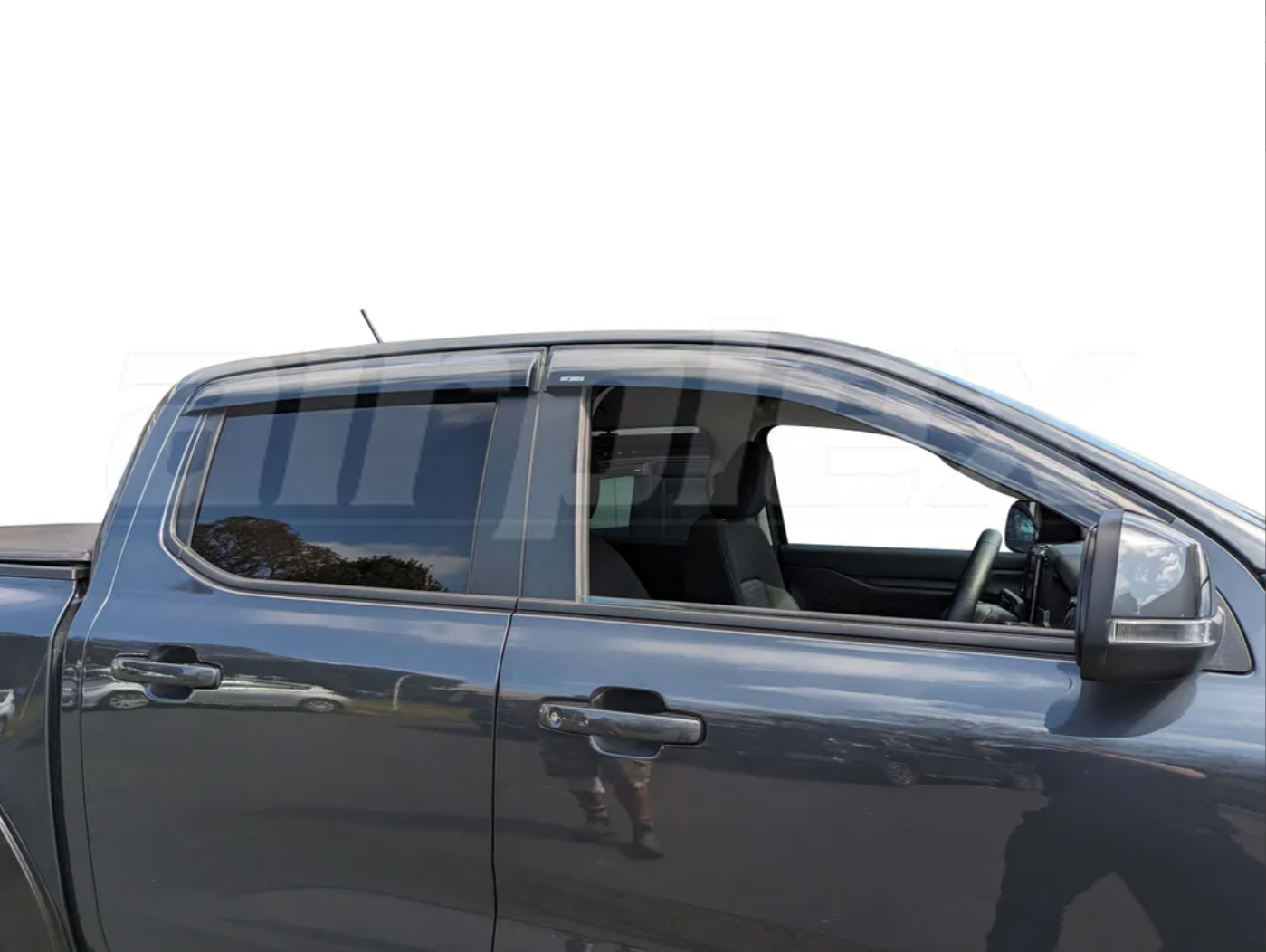 Ford Ranger NEXT GEN - WEATHERSHIELD - SLIM - DARK TINT - 4 PIECE SET