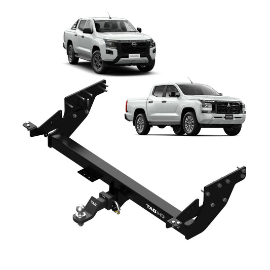 TAG Heavy Duty Towbar for Mitsubishi Triton MV (2024 - On), Nissan Navara D27 (2026 - On) - With Rear Bumper Step