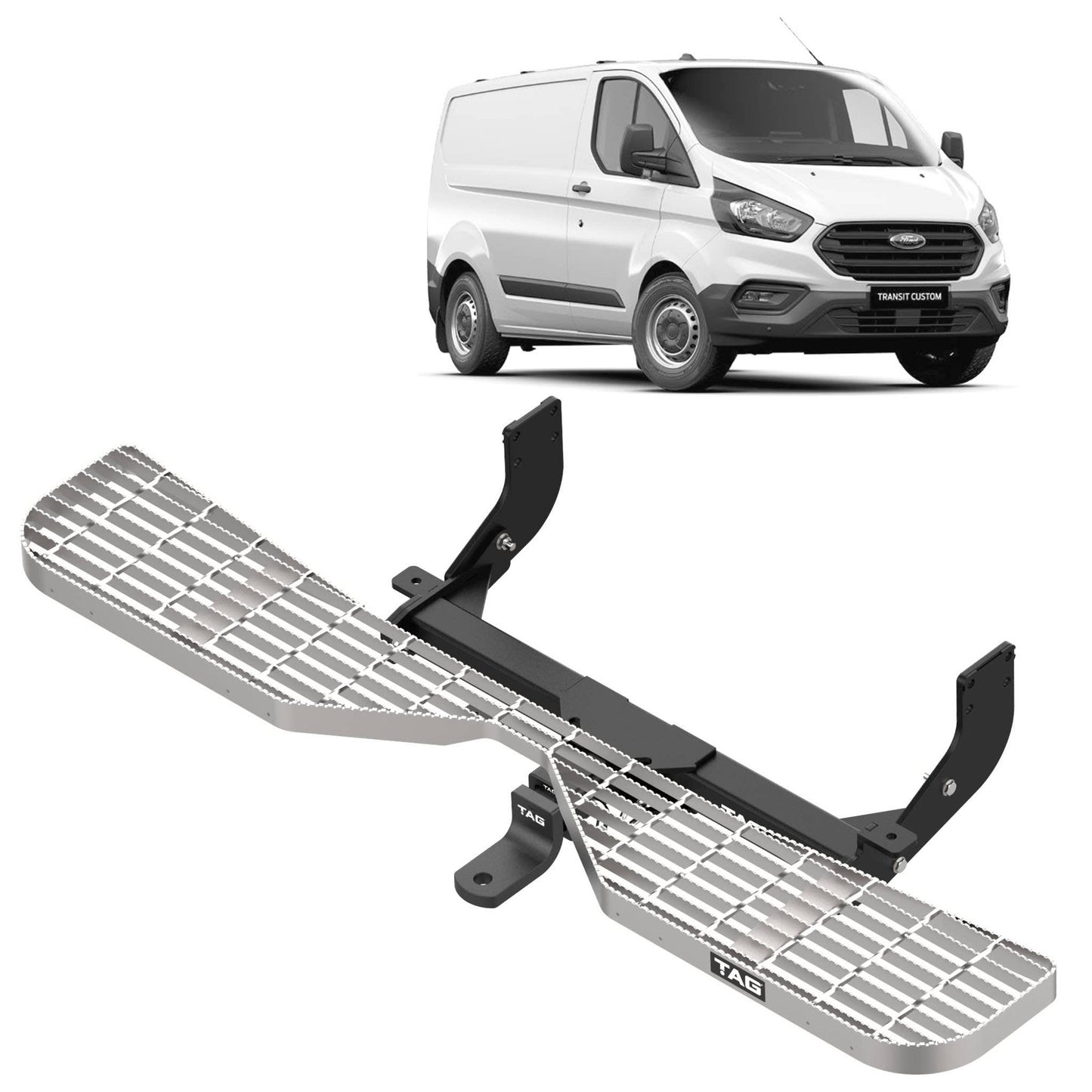 TAG Rear Step & Towbar for Ford Transit Custom VN Series (02/2014 - 12/2023)