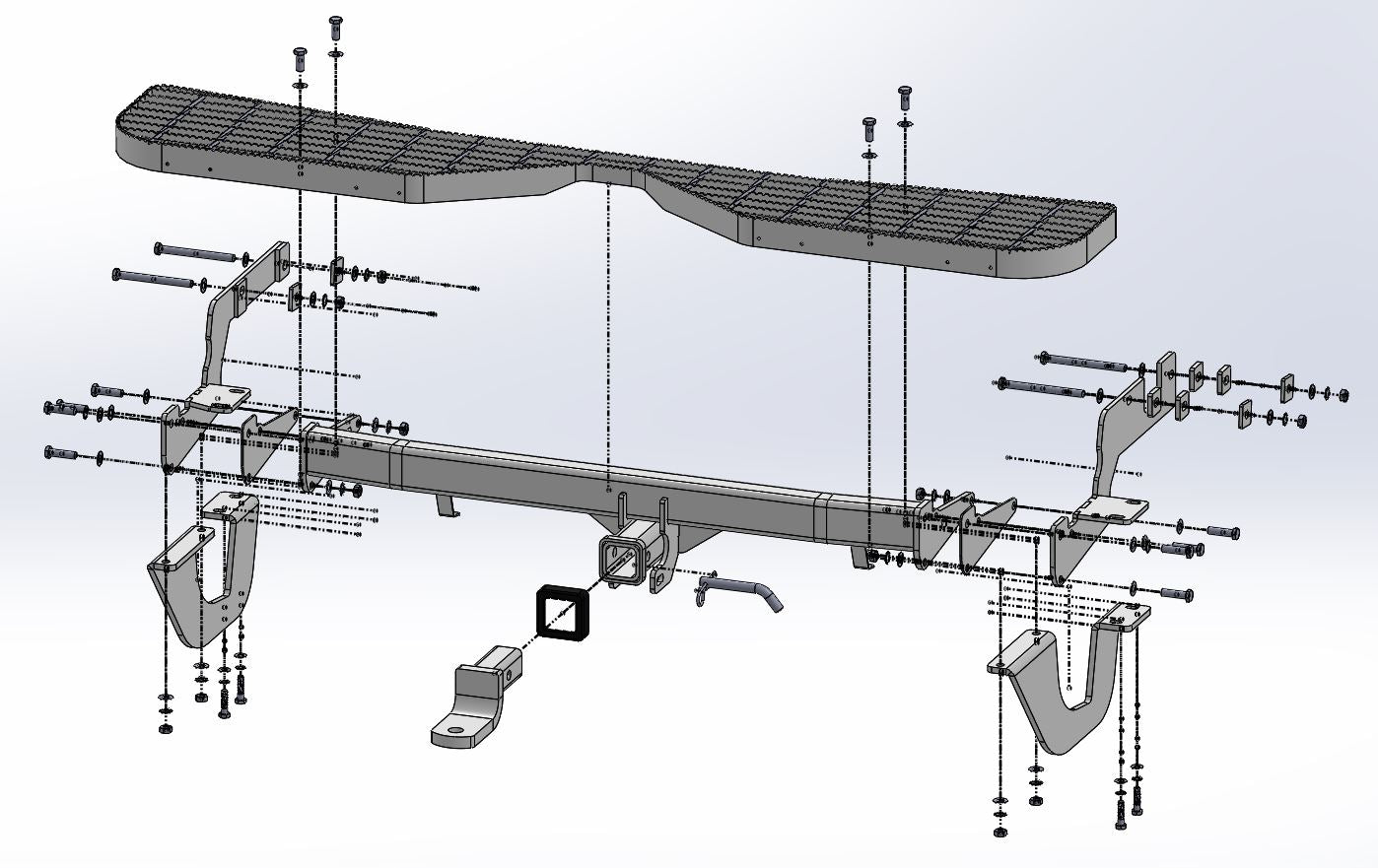 TAG Rear Step, Towbar & Wiring for Hyundai iLoad / iMax (02/2008 - 06/2021)