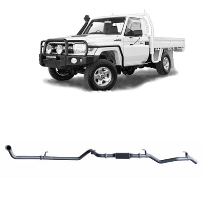 Redback Extreme Duty Exhaust for Toyota Landcruiser 79 Series 4.2L TD (01/2001 - 01/2007)