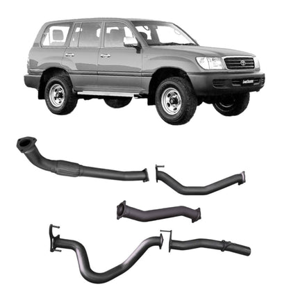 Redback Extreme Duty Exhaust for Toyota Landcruiser 105 Series Wagon (03/1998 - 10/2007)