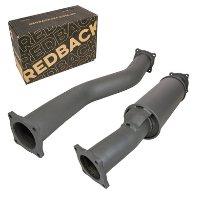 Redback Extreme Duty Exhaust for Toyota Landcruiser 76 Series Wagon with Auxiliary Fuel Tank (01/2007 - 10/2016)