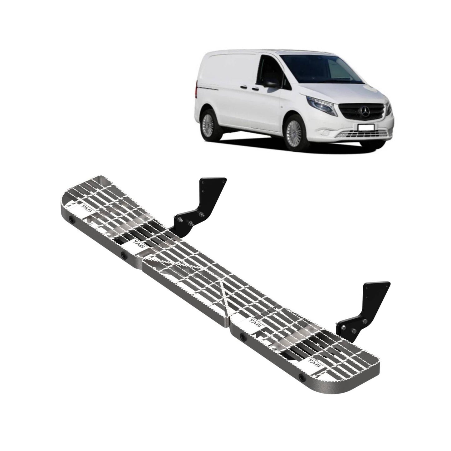 TAG Rear Step For Mercedes Vito 447 Series (116 & 119 Variants) (03/2015 - On)