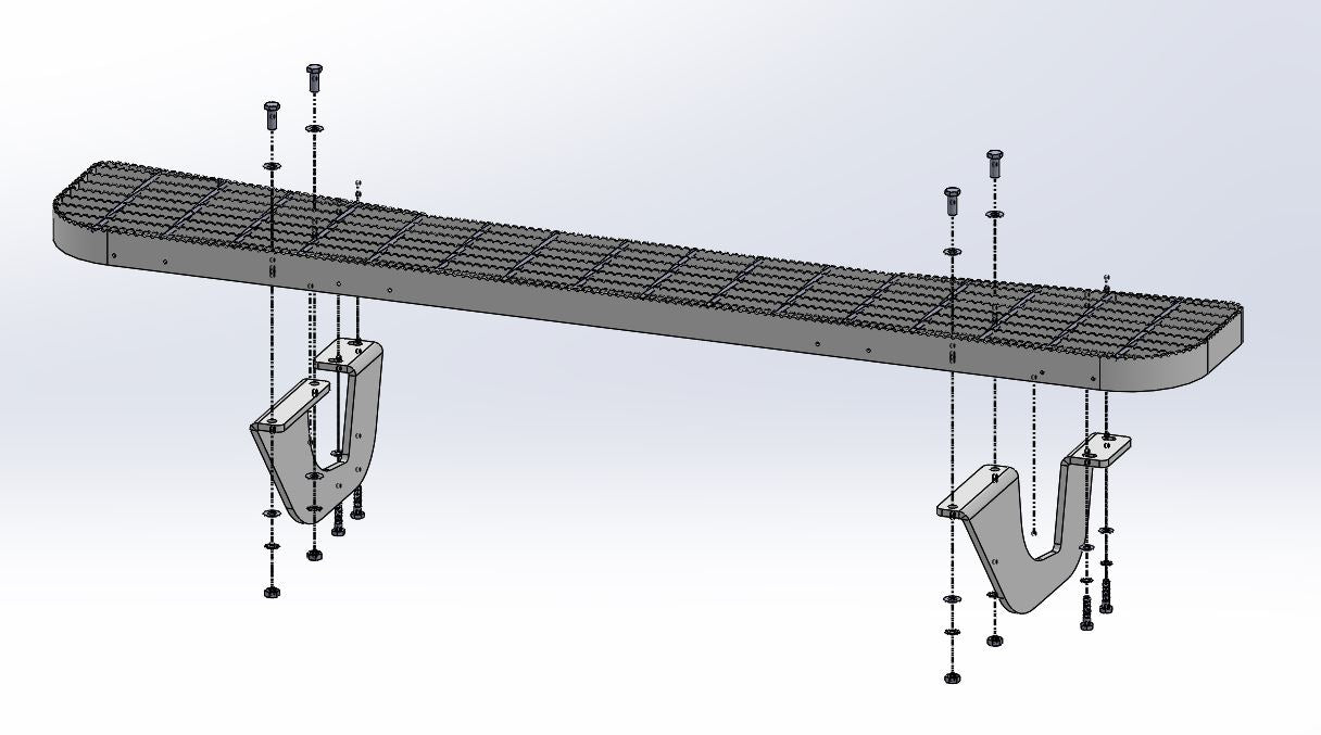 TAG Galvanised Rear Step for Hyundai ILoad (02/2008 - 06/2021)