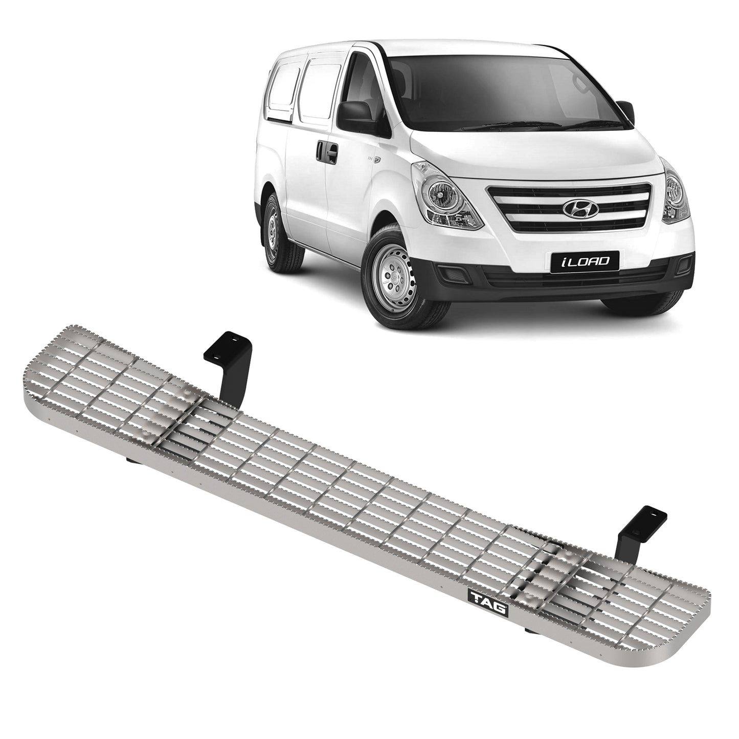 TAG Galvanised Rear Step for Hyundai ILoad (02/2008 - 06/2021)