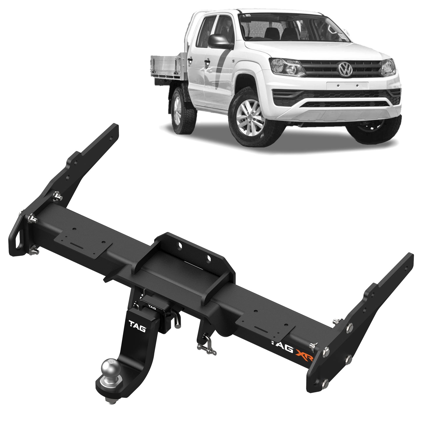 TAG Extreme Recovery Towbar & Direct Fit Wiring for Volkswagen Amarok 2H Series Cab Chassis (02/2011 - 12/2022)