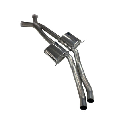 Redback Dual 3" Catback Exhaust with Rear Muffler for Holden Commodore Ute VT-VZ (1997 - 2007)