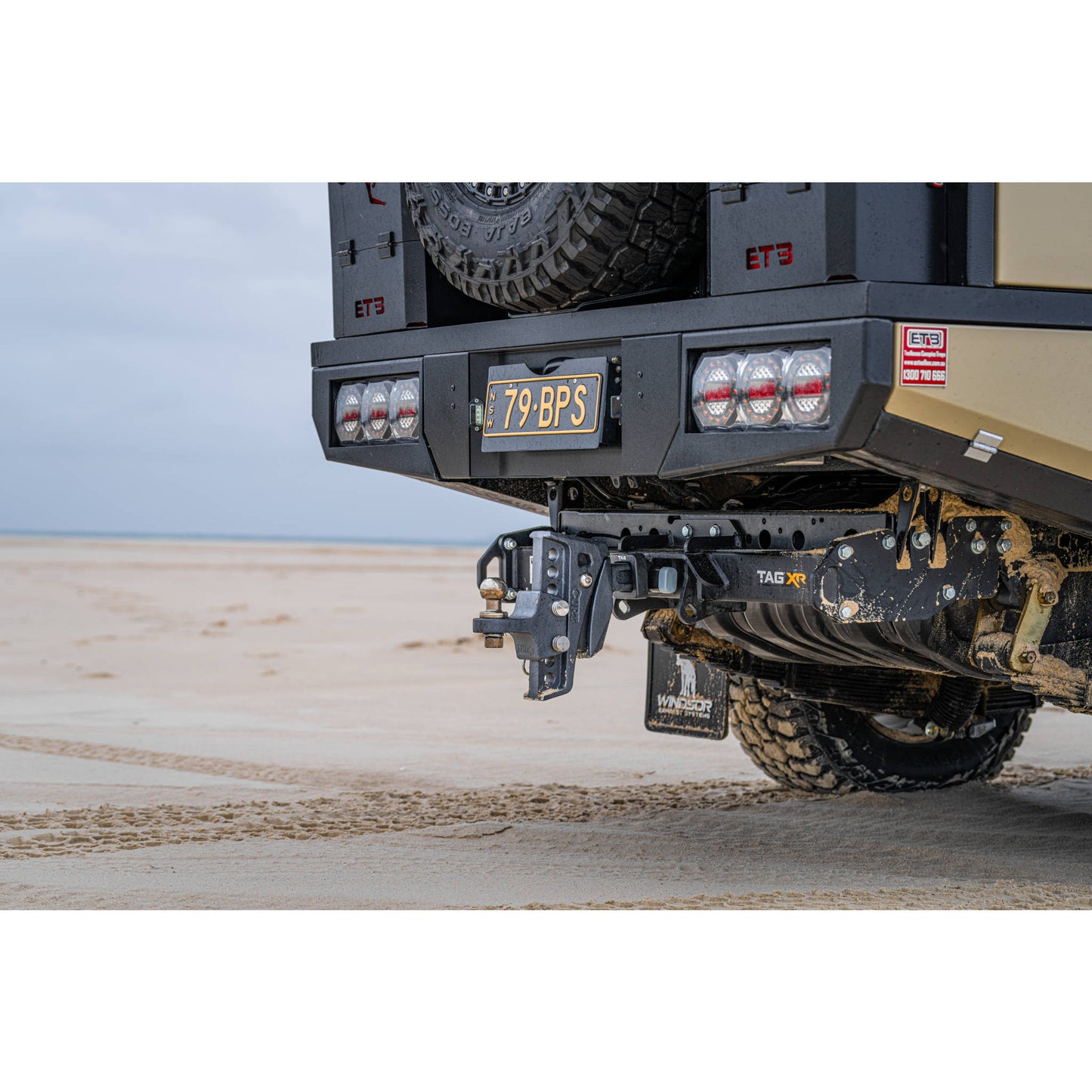 TAG Extreme Recovery Towbar & Direct Fit Wiring for Toyota Landcruiser 75/79 Series