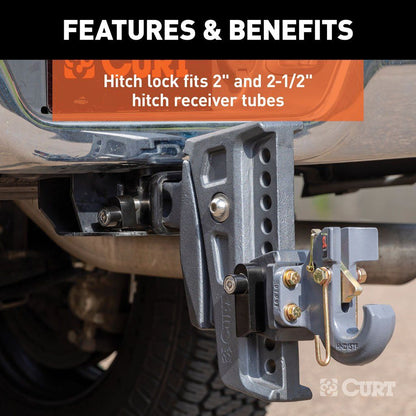 CURT Rebellion XD Tongue And Hitch Lock Set