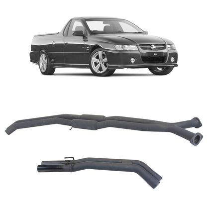 Twin 2.5" Catback Exhaust For Holden Commodore VT-VU-VZ V8 Ute and Wagon with Centre Hotdogs and Rear Muffler Delete(2000 - 2007 )