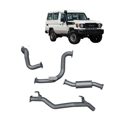 Redback Extreme Duty Exhaust for Toyota Landcruiser 78 Series Troop Carrier (11/2016 - on)