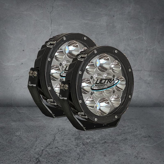 Raptor 70 LED 7″ Driving Light (Pair) - Essential4x4