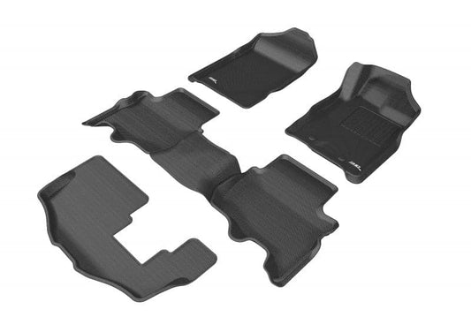 Ford Everest 2015 - 2022 3D Kagu Rubber - 3 Row Set - Essential4x4