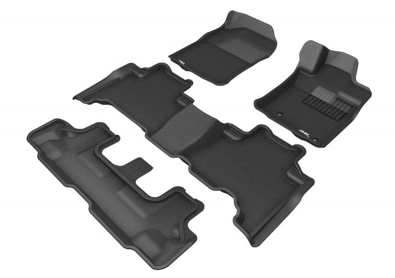 Toyota Prado 150 Series 2013 - 2022 3D Kagu Rubber [3 Rows Set] - Essential4x4