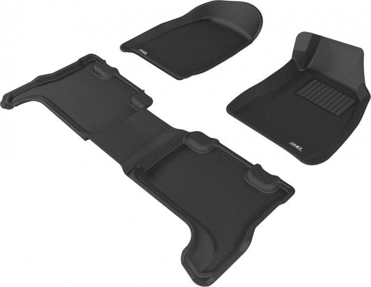 Isuzu D Max Dual Cab 2007 - 2012 Kagu Rubber Mats - Front with matching One Pc Rear - Essential4x4