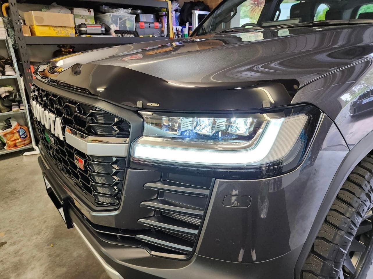 Bonnet Protector String Bonnet Protectors and Weather Shields for Hilux and Landcruiser ...