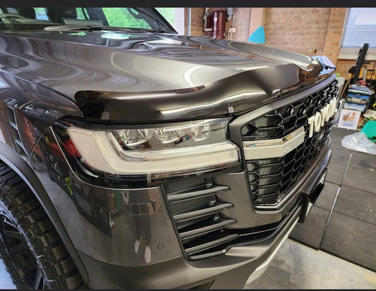 Bonnet Protector Toyota Land Cruiser 300 Series - Dark Tint or Clear - Essential4x4
